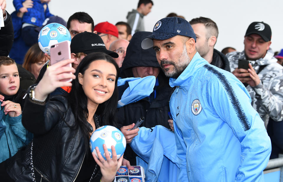 The Amazon series “All or Nothing” on Pep Guardiola and Manchester City is interesting but ultimately unfulfilling, indicative of soccer’s recessive trend into content control. (Getty)