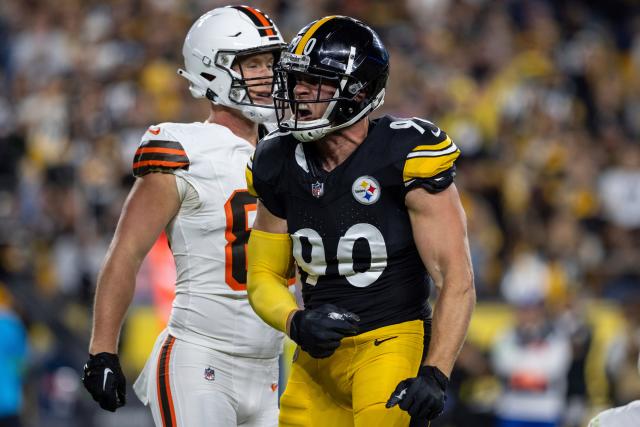 T.J. Watt sets Steelers career sacks record, wins game with first career  touchdown