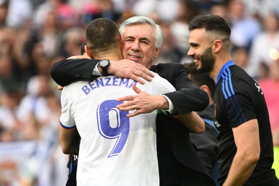 Benzema is enjoying a career season under Ancelotti (AFP via Getty Images)