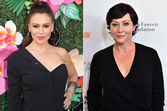 getty (2) Alyssa Milano and Shannen Doherty