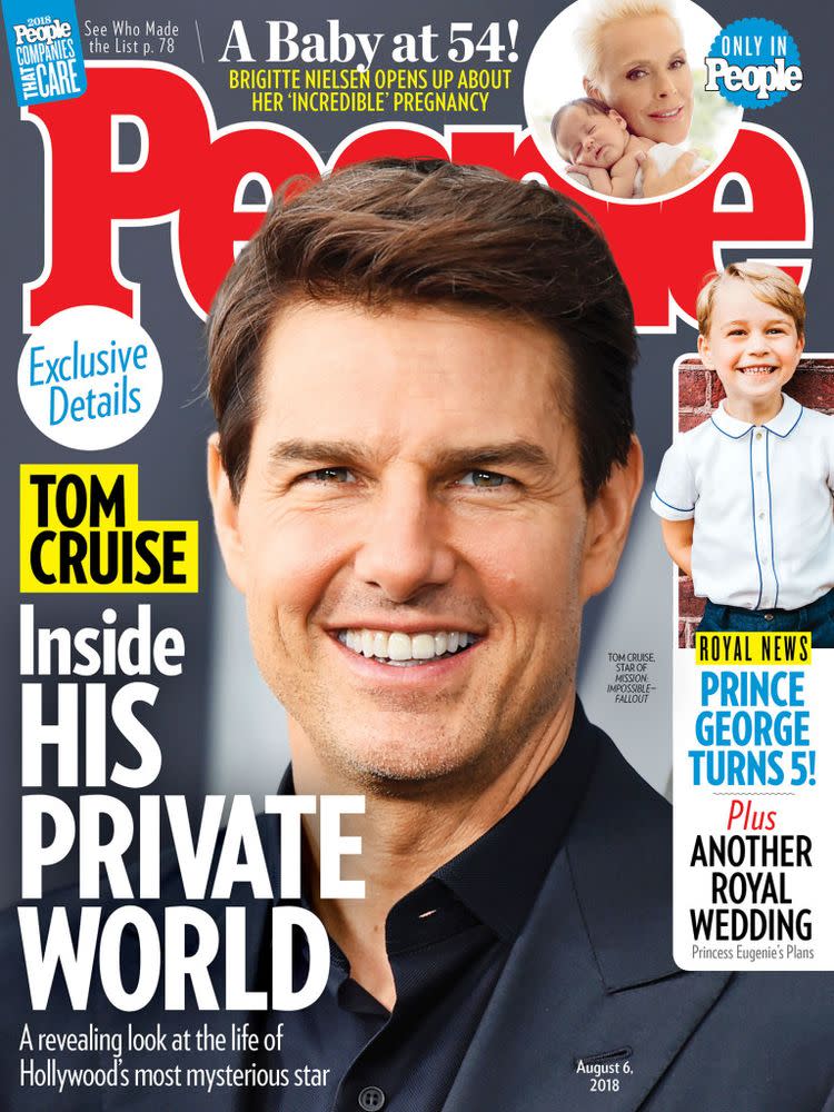 Tom Cruise on the latest cover of PEOPLE