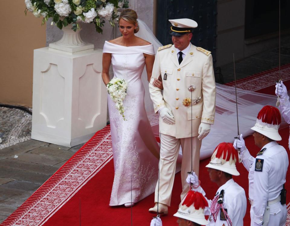 Princess of Monaco Charlene Wittstock and Prince Albert II (2011)