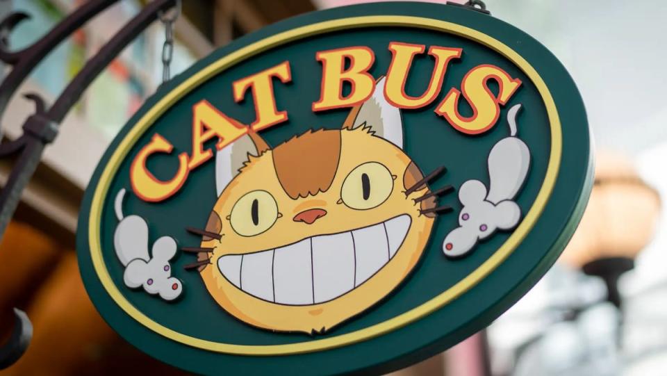 Ghibli Theme Park Catbus sign