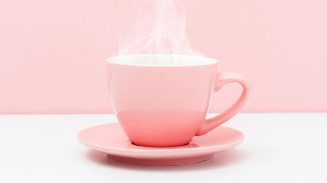 Pink coffee