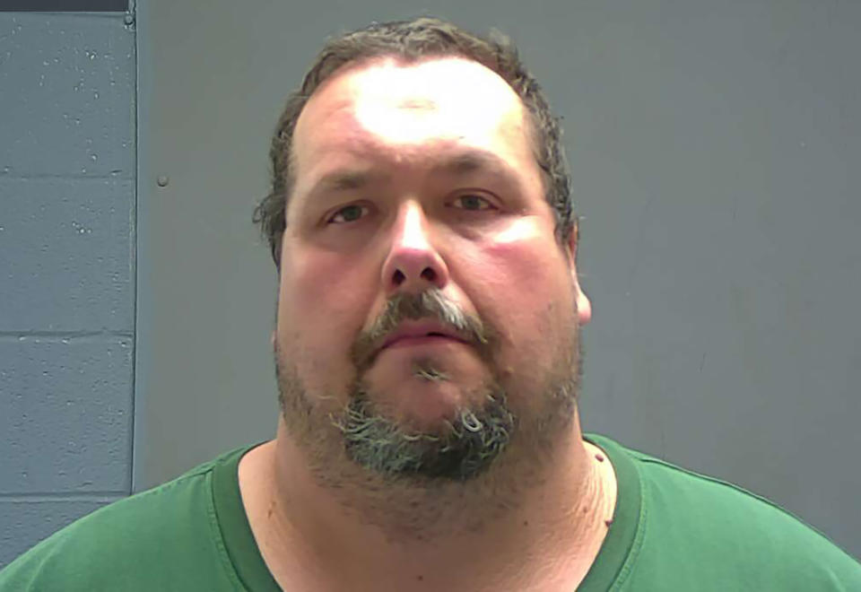 Terry Knope II is seen in an undated photo provided by the Tangipahoa Parish, La., Sheriff’s Office. Jody Lambert, Knope's stepson, was sentenced to 10 years in prison Thursday, June 13, 2019 for his role in the physical and psychological abuse of a young autistic woman. Lambert is the son of Raylaine Knope and the stepson of Terry Knope II, both of whom have pleaded guilty in state and federal court and face decades in prison for abusing the victim. (Tangipahoa Parish Sheriff’s Office via AP)