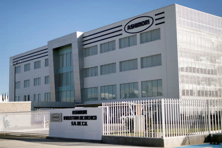 A view of Ashimori Industry plant, a manufacturer and seller of automotive safety systems, inside the Santa Fe Industrial Park in Silao, in Guanajuato state, Mexico, November 8, 2017. REUTERS/Edgard Garrido