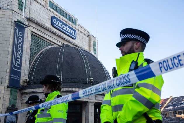 Police forensic investigators seen outside Brixton Academy - Credit: SOPA Images/LightRocket via Gett