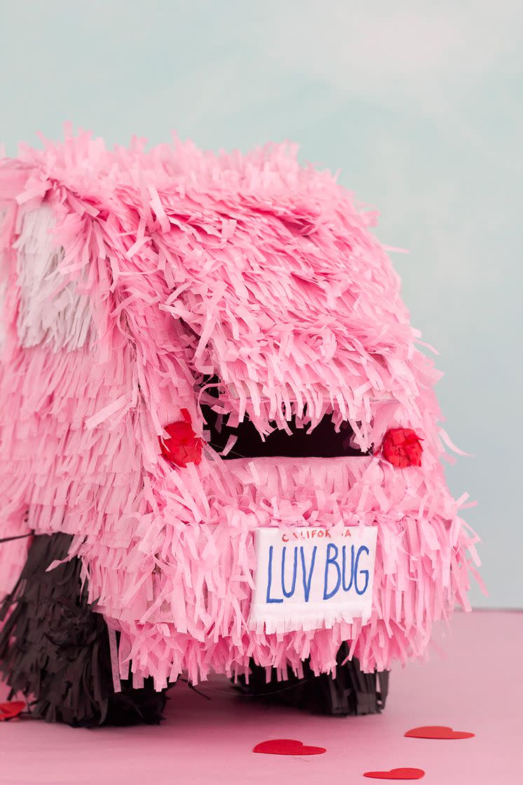 DIY Love Bug Piñata Valentine Box