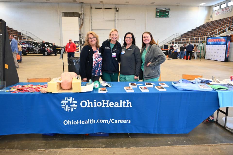 OhioHealth highlighted many job opportunities, from nursing to engineering to sonography, radiography and surgical technology.