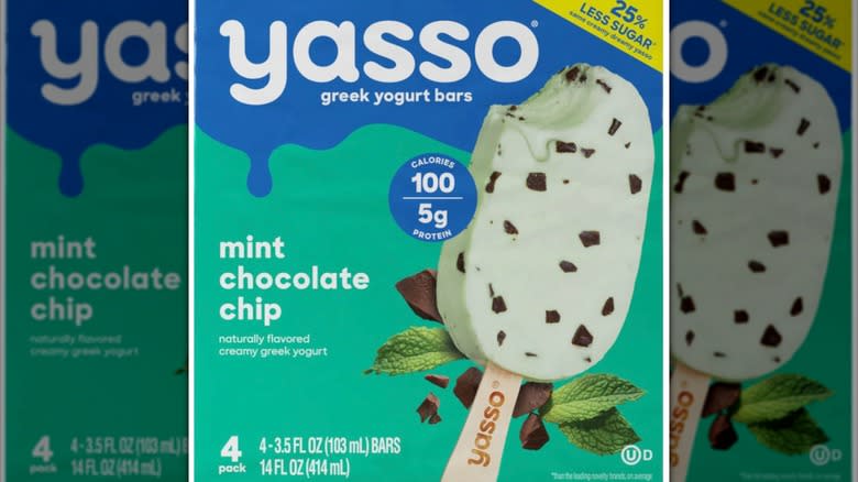 box of Yasso mint bars