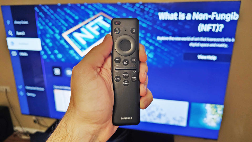 Samsung's QN900C has a smaller, rounder remote this time around