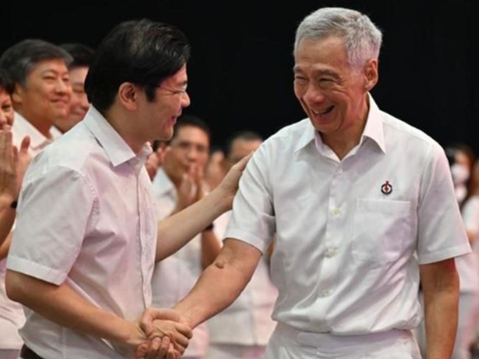 現任新加坡總理李顯龍，將在5月15日卸任，由現任副總理兼財長黃循財接班。