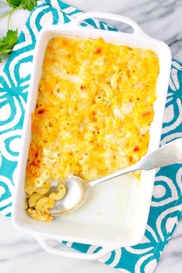 <p><strong>Get the recipe: <a href="https://www.theseasonedmom.com/dump-and-bake-overnight-macaroni-and-cheese/" rel="nofollow noopener" target="_blank" data-ylk="slk:Dump and Bake Overnight Mac and Cheese;elm:context_link;itc:0;sec:content-canvas" class="link ">Dump and Bake Overnight Mac and Cheese</a></strong></p><p><strong>Related: <a href="https://parade.com/1006053/jocelyndelkadams/best-spring-produce-recipes/" rel="nofollow noopener" target="_blank" data-ylk="slk:Best Spring Dinner Recipes and Ideas;elm:context_link;itc:0;sec:content-canvas" class="link ">Best Spring Dinner Recipes and Ideas</a></strong></p><p>The Seasoned Mom</p>