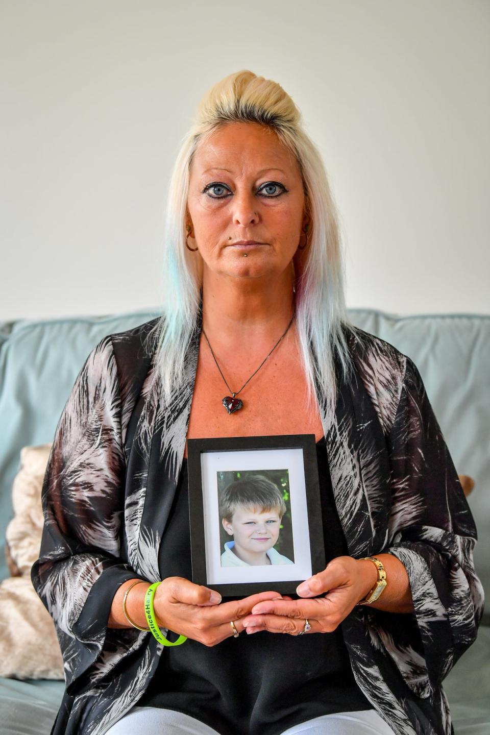 Harry Dunn’s family, including mum Charlotte Charles, began a campaign for justice soon after his death (Ben Birchall/PA)