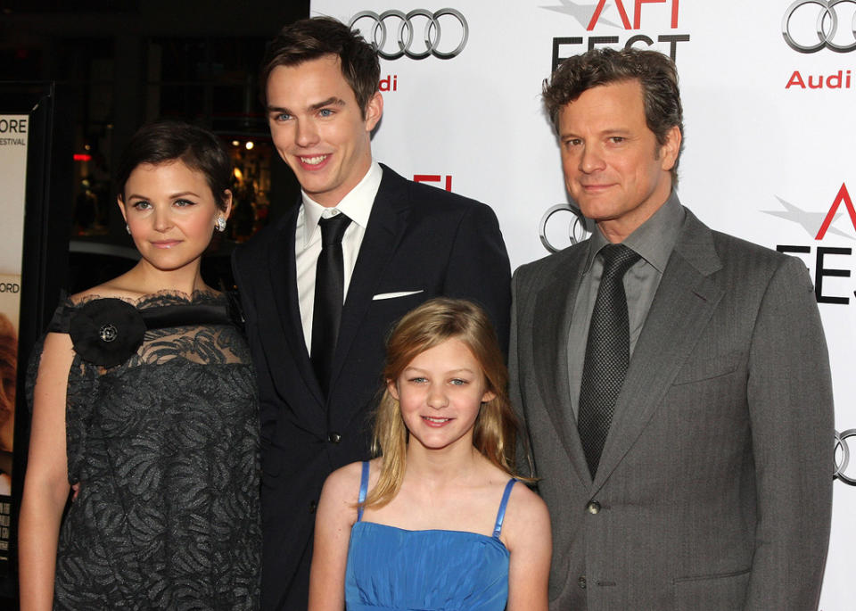 2009 AFI Fest A Single Man Ginnifer Goodwin Colin Firth Ryan Simpkins Nicholas Hoult