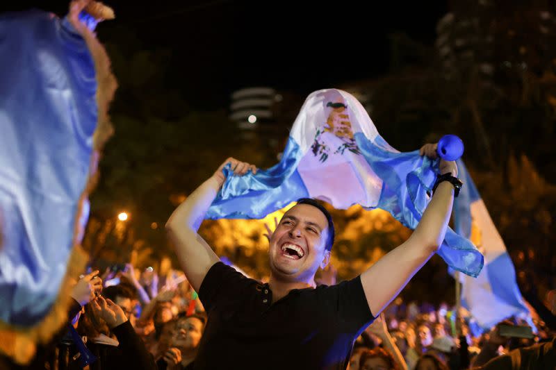 Presidential run-off election in Guatemala