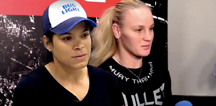 Amanda Nunes and Valentina Shevchenko