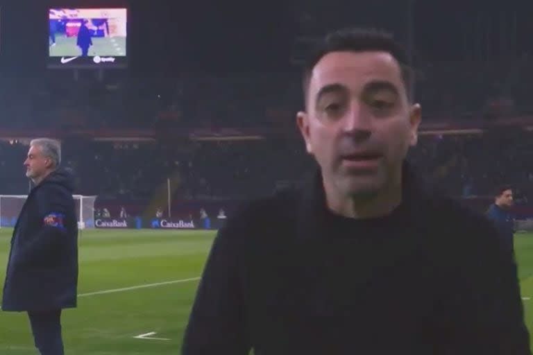 Xavi dice a cámara 