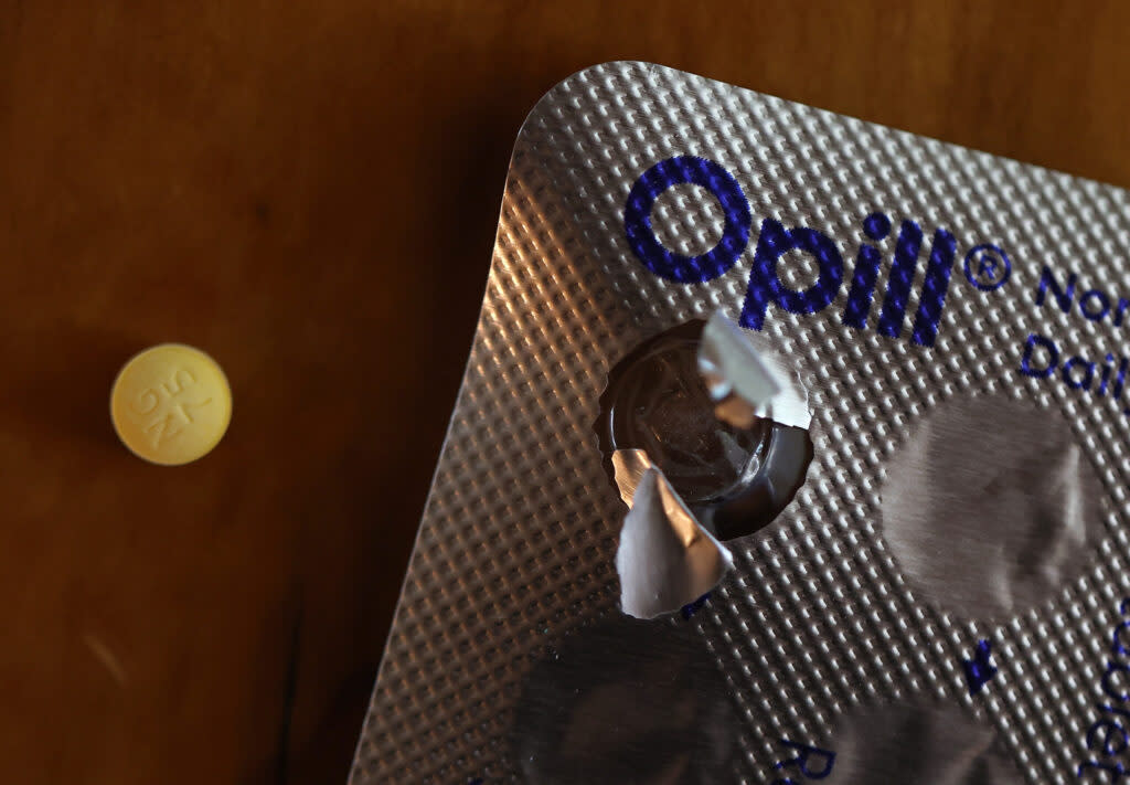 It’s been one year since the U.S. Food and Drug Administration approved the first over-the-counter birth control pill, Opill, and less than two months since it hit store shelves. Advocates celebrate its availability but say access is still lacking in terms of cost barriers and insurance coverage. (Justin Sullivan/Getty Images)