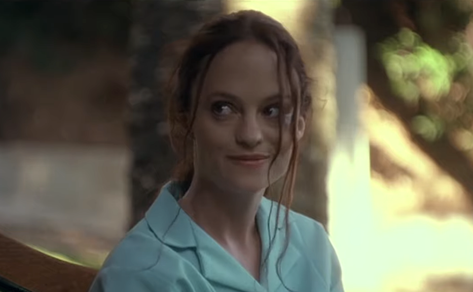 Closeup of Angela Bettis in "May"