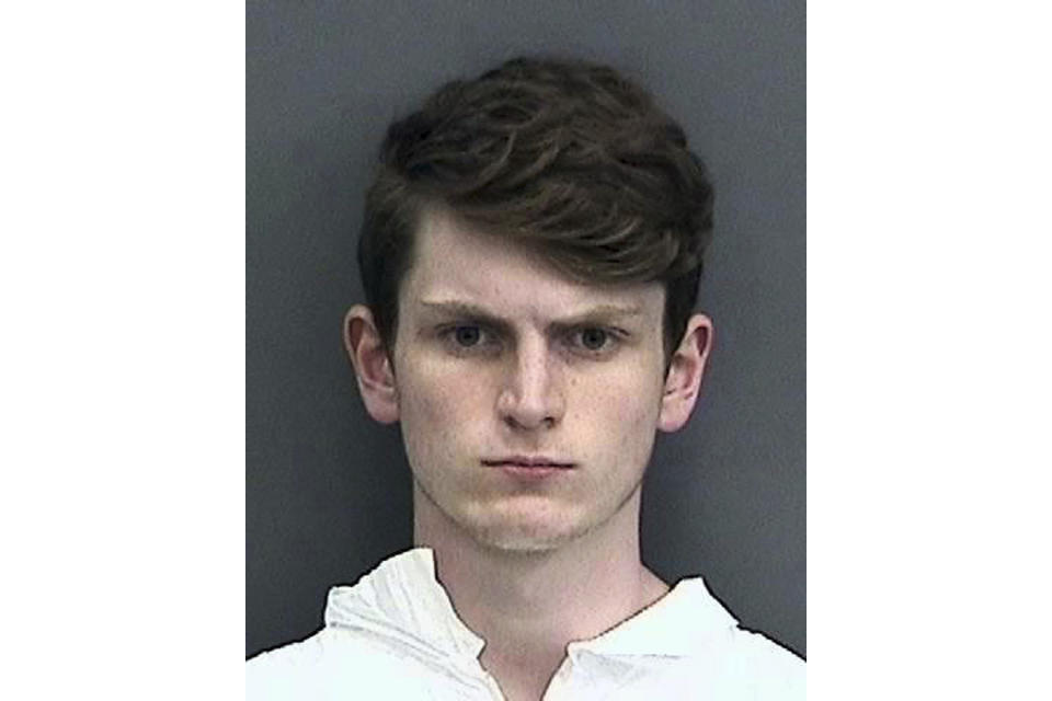 FILE - This photo provided by the Tampa, Fla., Police Department on May 20, 2017, shows Devon Arthurs. Arthurs pleaded guilty Monday, May 8, 2023, to fatally shooting his two Florida roommates in 2017, abruptly avoiding the start of a murder trial in which he had planned to use the insanity defense, according to court records. (Tampa Police Department via AP, File)