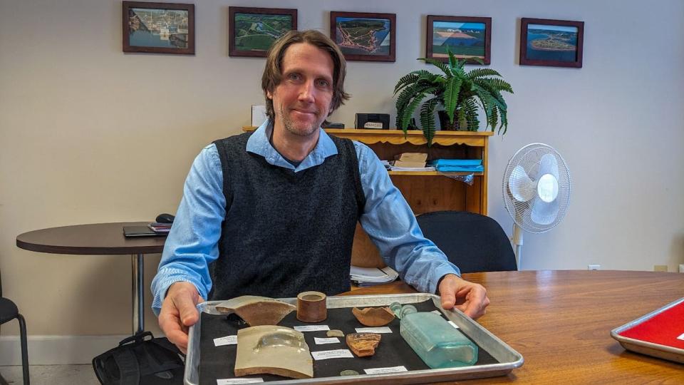 Provincial archaeologist Christian Thériault says coastal erosion is a major problem as he and his staff try to preserve the island's cultural heritage. 