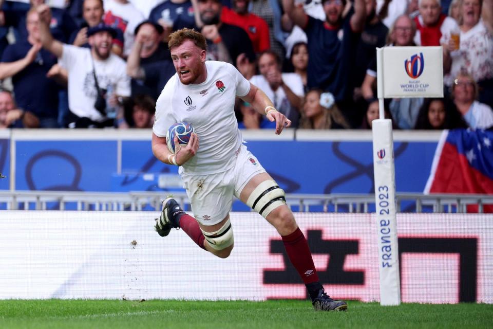 Ollie Chessum has enjoyed a strong World Cup for England  (Getty Images)