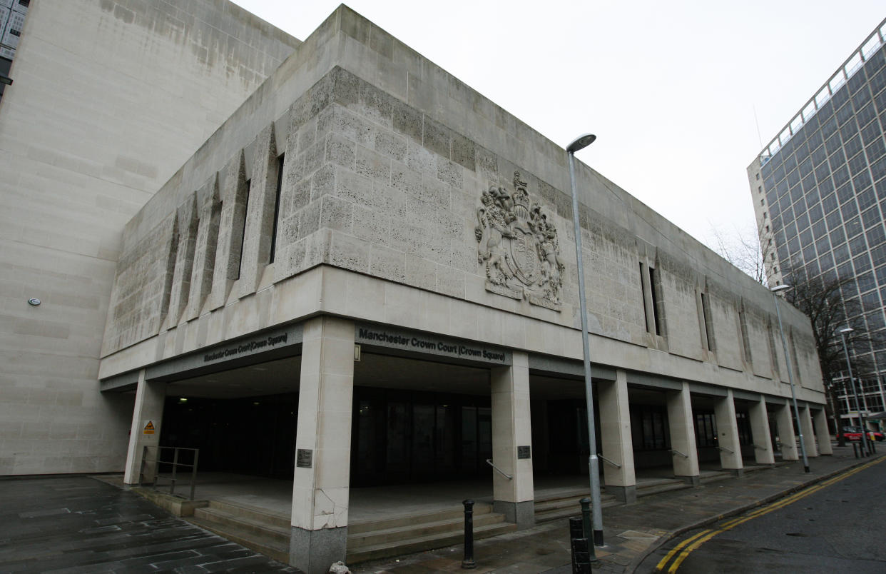 General view of Manchester Crown Court , Crown Square, in the Manchester city centre