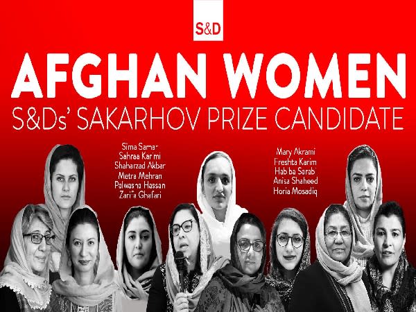 European group nominates 11 Afghan women for human rights award [Image: @TheProgressives]