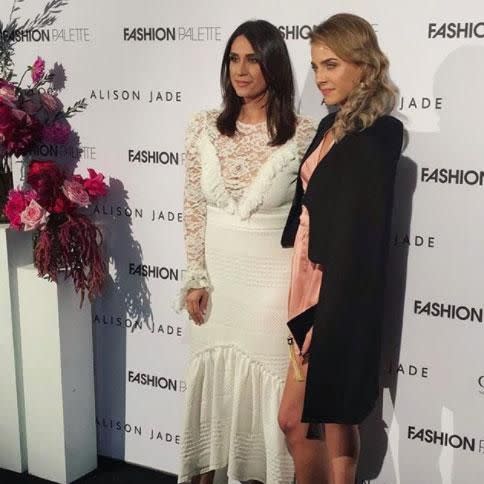 The 34-year-old has already made quite a name for herself in the style world, after launching Fashion Palette back in 2009 - pictured here with Bachelor star Olena Khamula. Source: Instagram/sonyamefaddi
