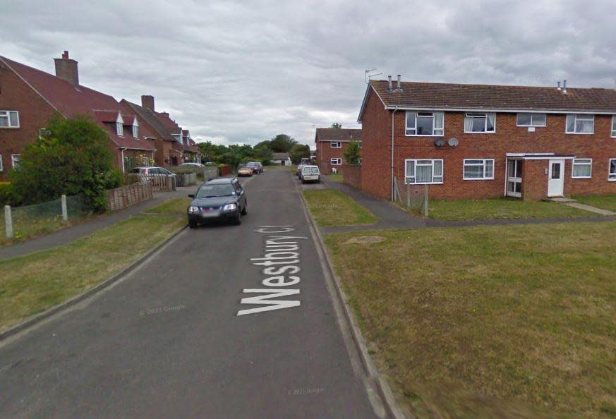 Bournemouth Echo: Westbury Close, Bransgore, donde ocurrieron incidentes