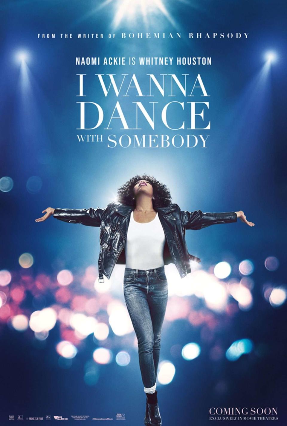 Naomi Ackie Is Whitney Houston in Poster for 'I Wanna Dance With Somebody' Movie