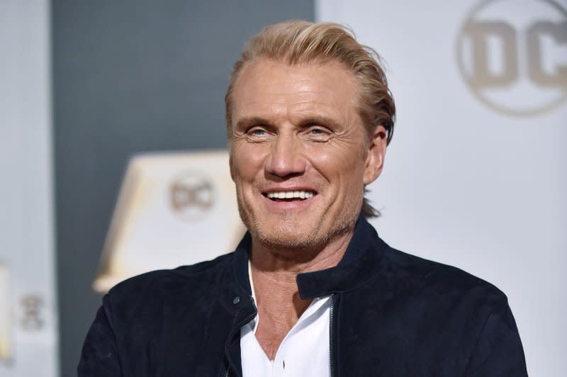 Dolph Lundgren says he originally had more scenes in "Aquaman and the Lost Kingdom." File Photo by Chris Chew/UPI