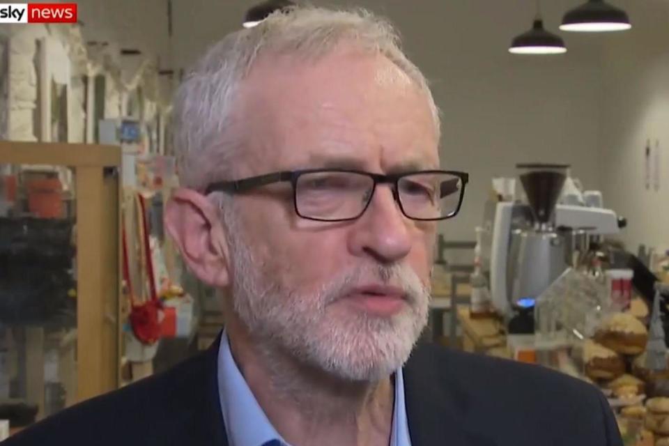 Jeremy Corbyn on Sky News (Sky News)