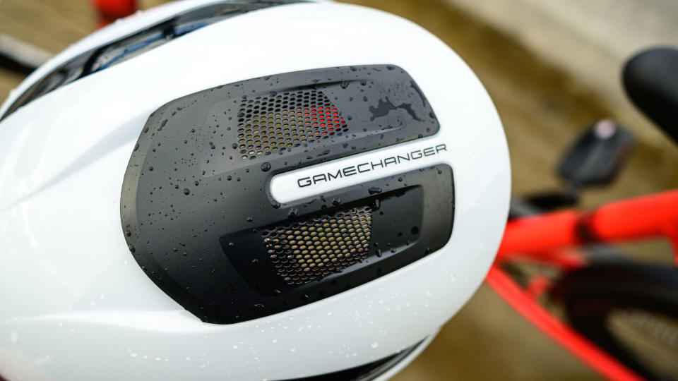 Abus GameChanger 2.0 bike helmet with MIPS in white.