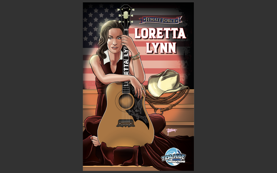 Wisconsin native Ryan McCall is the author of a new comic book, "Female Force: Loretta Lynn," that follows the life of the country legend. Lynn passed away at 90 on Oct. 4, 2022.