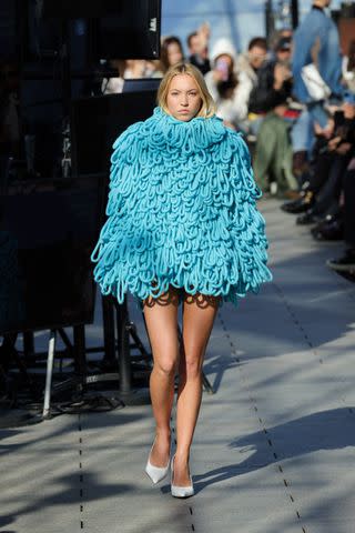 A model walks the runway at the IA show during London Fashion Week News  Photo - Getty Images