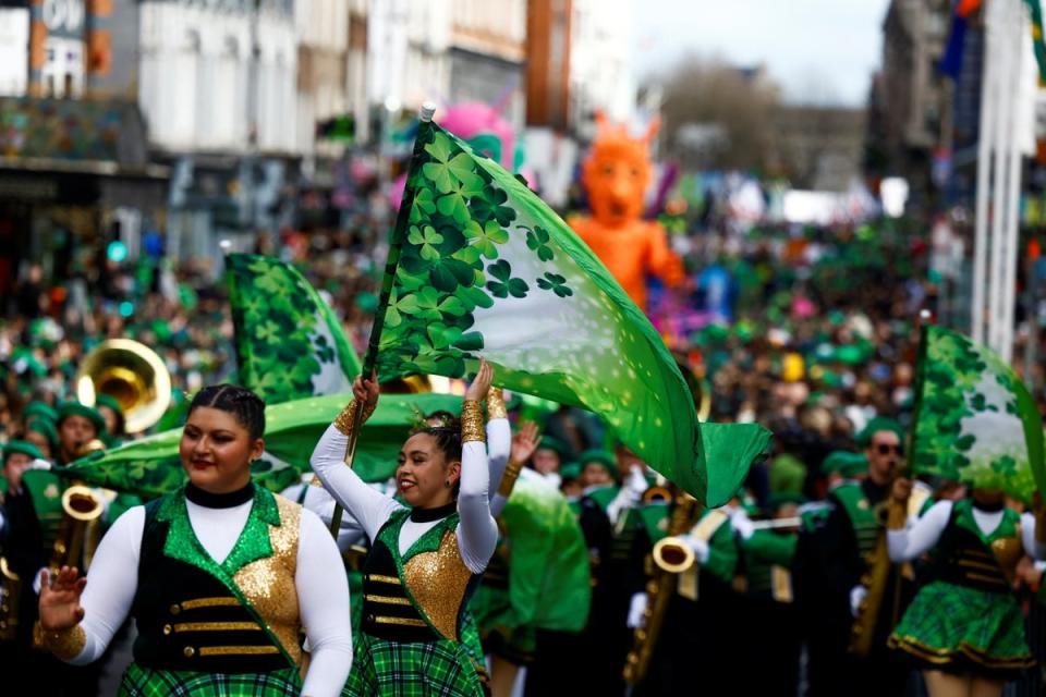 St. Patrick's Day parade, in Dublin (REUTERS)
