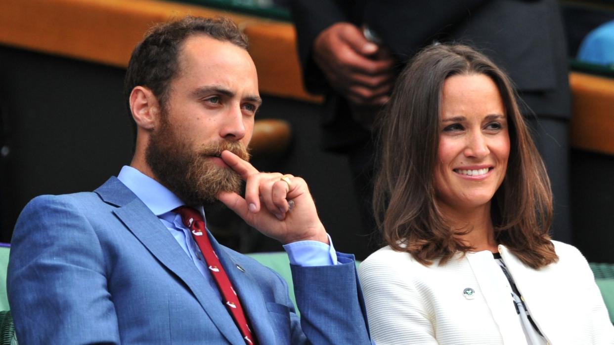 Pippa and James Middleton at Wimbledon in 2014