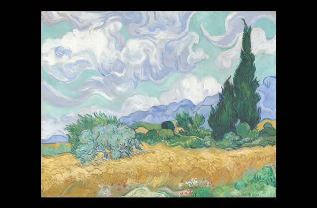 "A Wheatfield with Cypresses" by Vincent van Gogh, sold for $57 million in 1993.