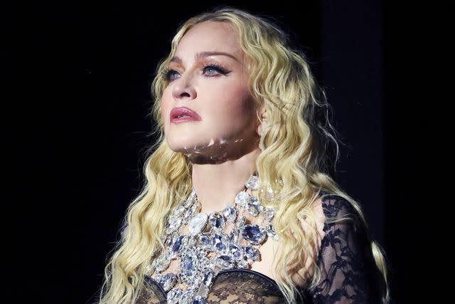 <p>Kevin Mazur/WireImage </p> Madonna on her Celebration tour