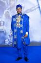 <p> This traditional West African robe is called an agbada, and it can now be added to the ever-growing list of Boyega's best-style moments thanks to punchy cobalt blue with the shine of gold embroidery. </p>