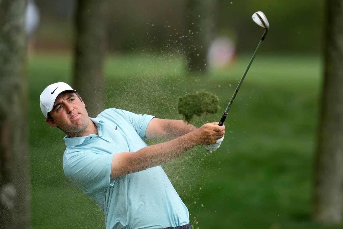 Scottie Scheffler was in a strong position at The Players Championship (Charlie Neibergall/AP Photo) (AP)