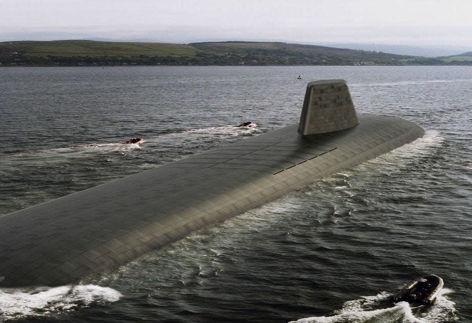 British Royal Navy ballistic-missile submarine