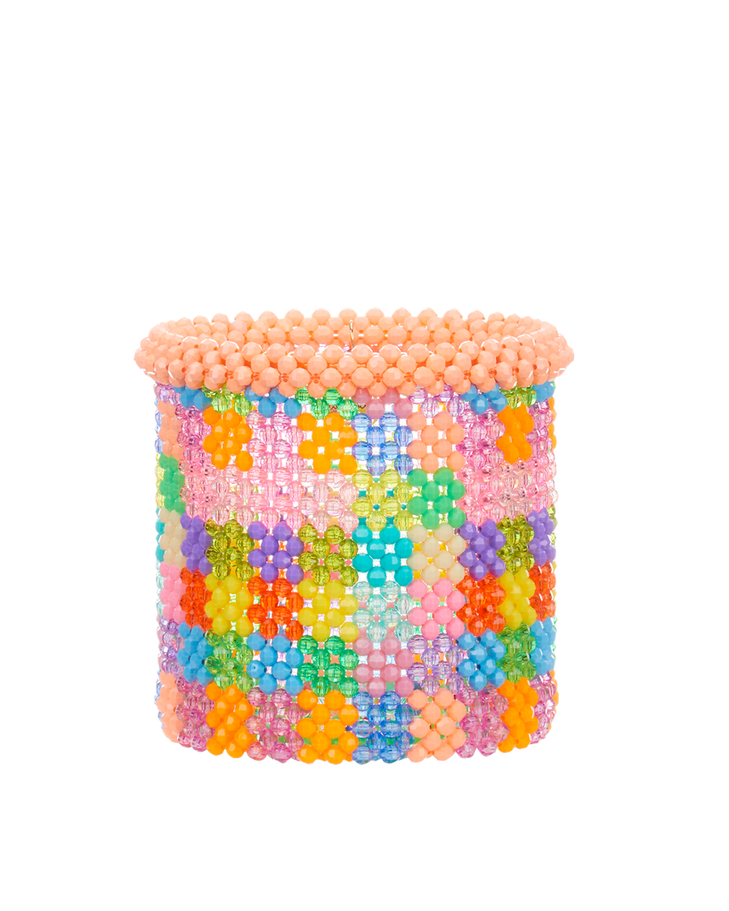 28) Beaded Planter