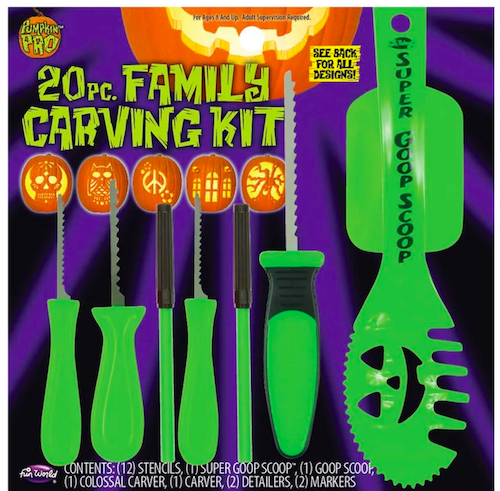 Fun World Pumpkin Pro Family Carving Kit Accessory