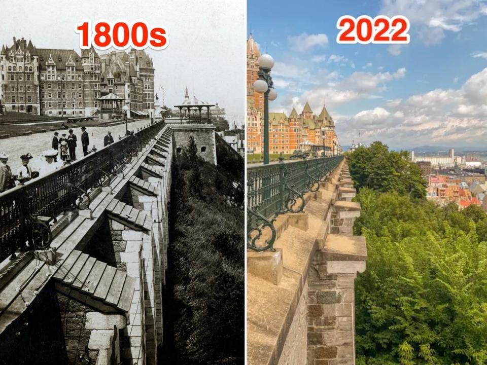 Québec in the 1800s and 2022.