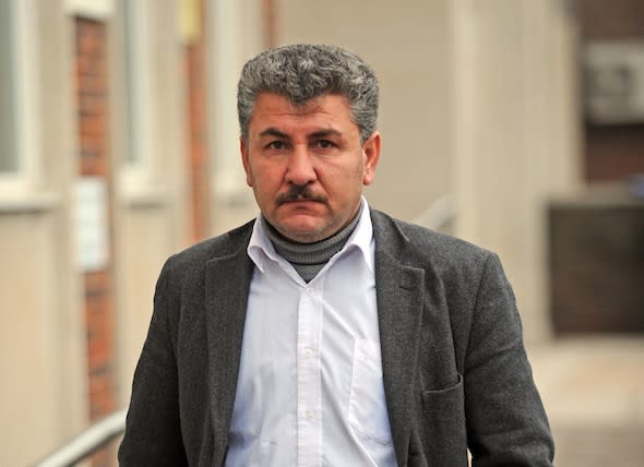 Hashim Amin Hammad, leaving Portsmouth Magistrates Court after being found guilty of seven counts of speeding through average speed cameras on the M275, Portsmouth.  SEE OUR COPY FOR DETAILS.Pictured: Hashim Amin Hammad, leaving Portsmouth Magistrates.© Portsmouth News/Solent News & Photo AgencyUK +44 (0) 2380 458800