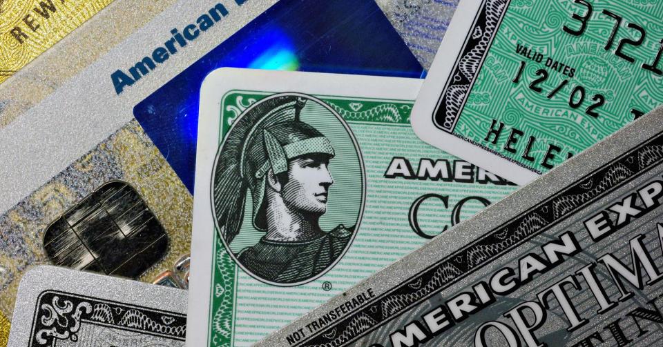 American Express earnings will be a highlight on the schedule for Wednesday, with earnings expected out after the market close. Daniel Acker | Bloomberg | Getty Images.