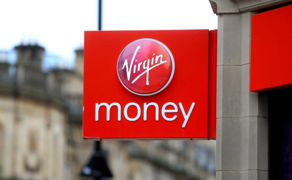 Virgin Money said there are no signs of financial stress among customers as higher interest rates drove up margins for the lender (Mike Egerton/ PA) (PA Archive)